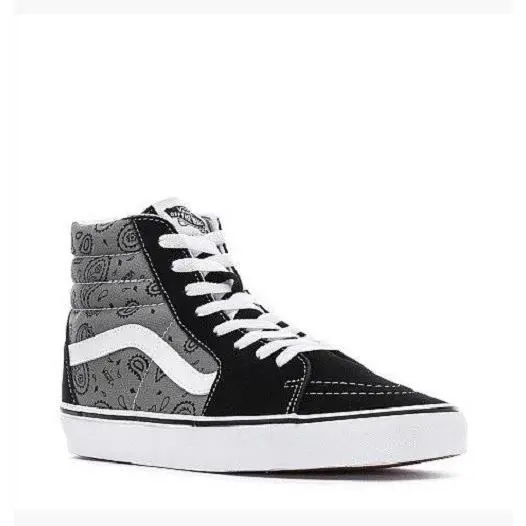 Vans shoes - PAISLEY GRAY / BLACK - VN0005U9BGJ 0