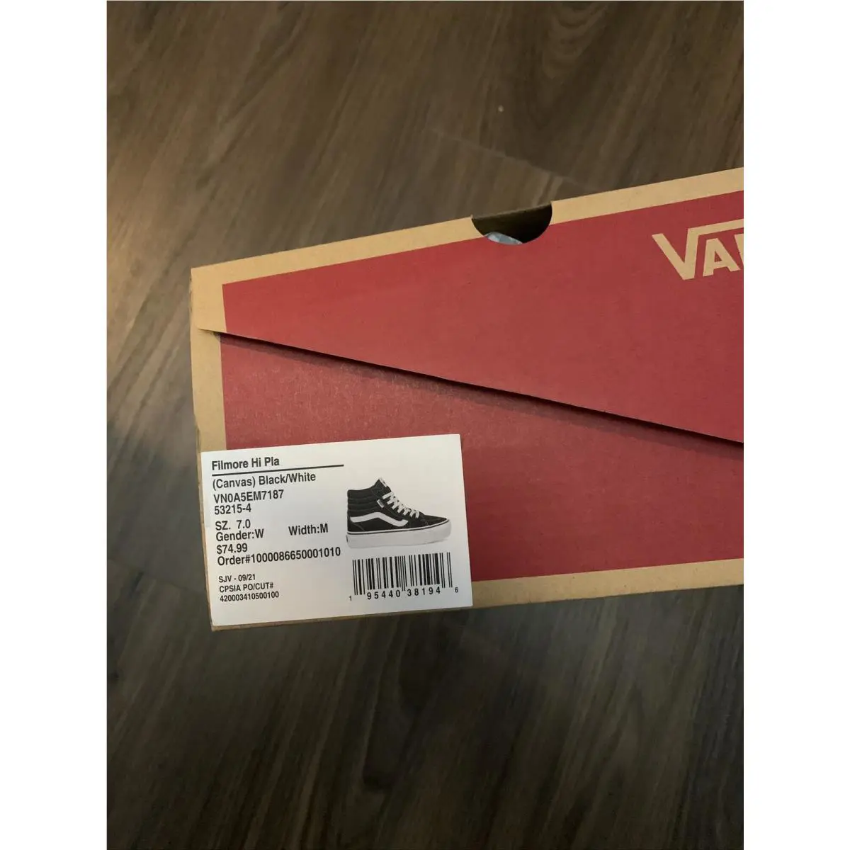 Vans shoes - vans fillmore hi pla - fillmore pla - Multicolor 3
