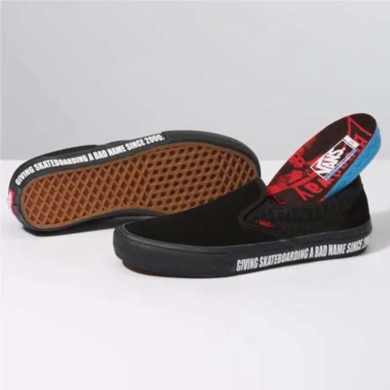Slip On Baker Pro Skateboard Shoes with Free Pair of Socks by Vans