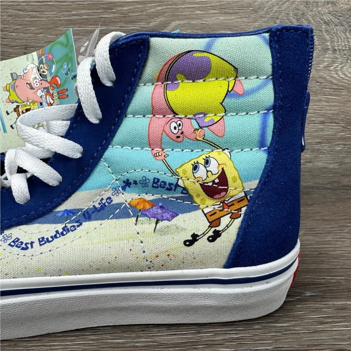 Vans shoes - Vans SpongeBob Sk8-Hi Zip VN0A4BUXYZ01 - VN0A4BUXYZ01 - Blue (UPC: 195440374993) 9