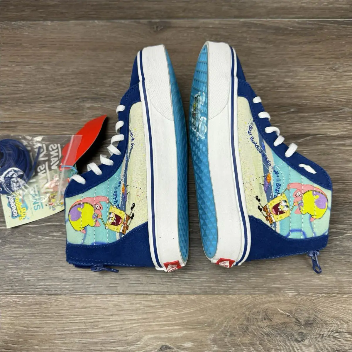 Vans shoes - Vans SpongeBob Sk8-Hi Zip VN0A4BUXYZ01 - VN0A4BUXYZ01 - Blue (UPC: 195440374993) 11