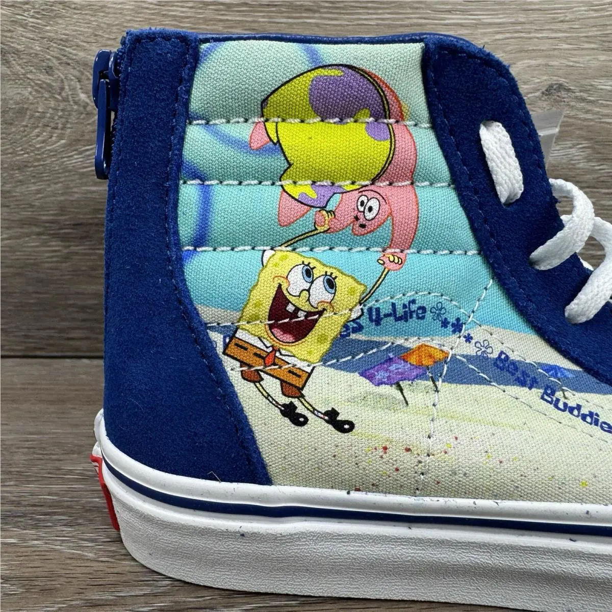 Vans shoes - Vans SpongeBob Sk8-Hi Zip VN0A4BUXYZ01 - VN0A4BUXYZ01 - Blue (UPC: 195440374993) 0