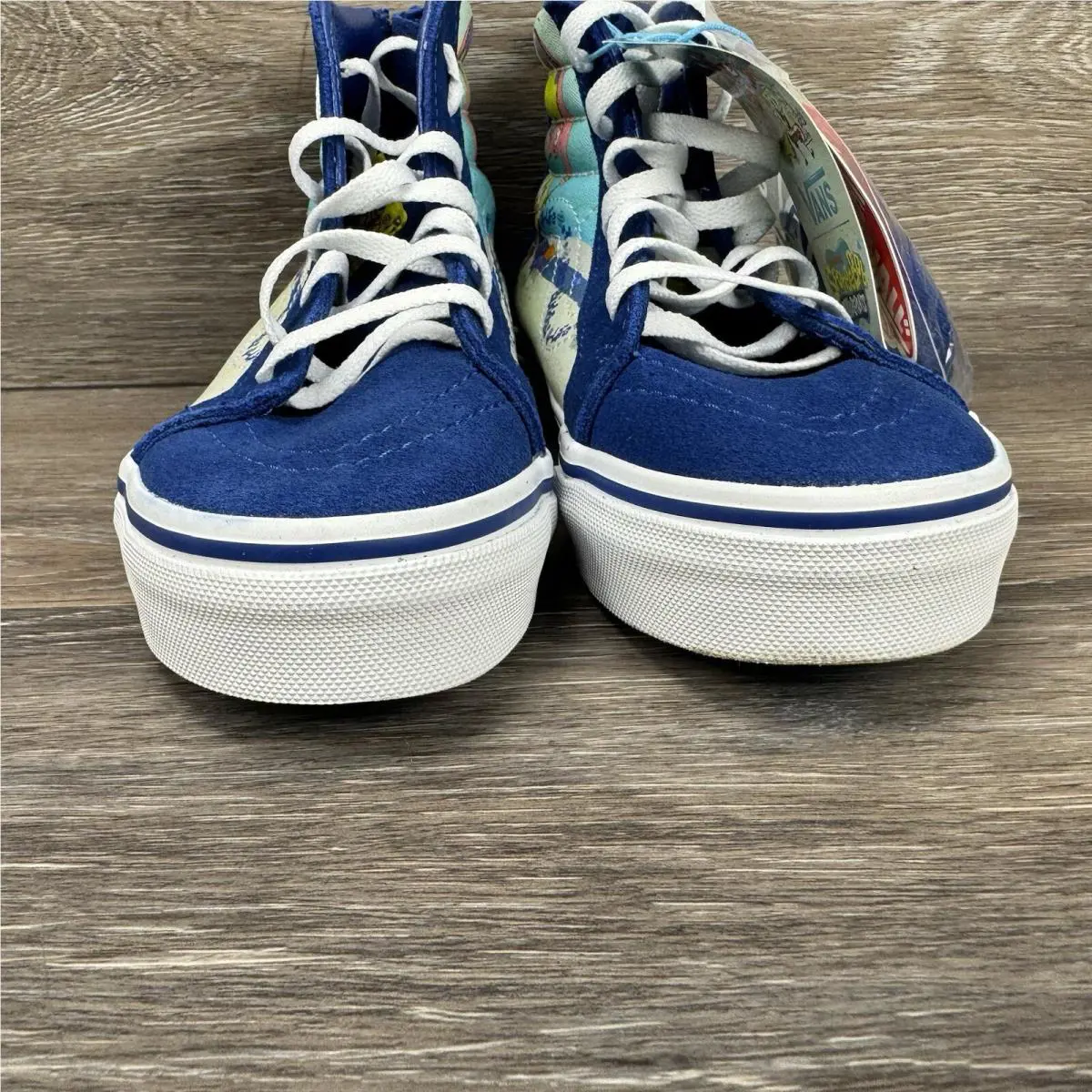 Vans shoes - Vans SpongeBob Sk8-Hi Zip VN0A4BUXYZ01 - VN0A4BUXYZ01 - Blue (UPC: 195440374993) 1