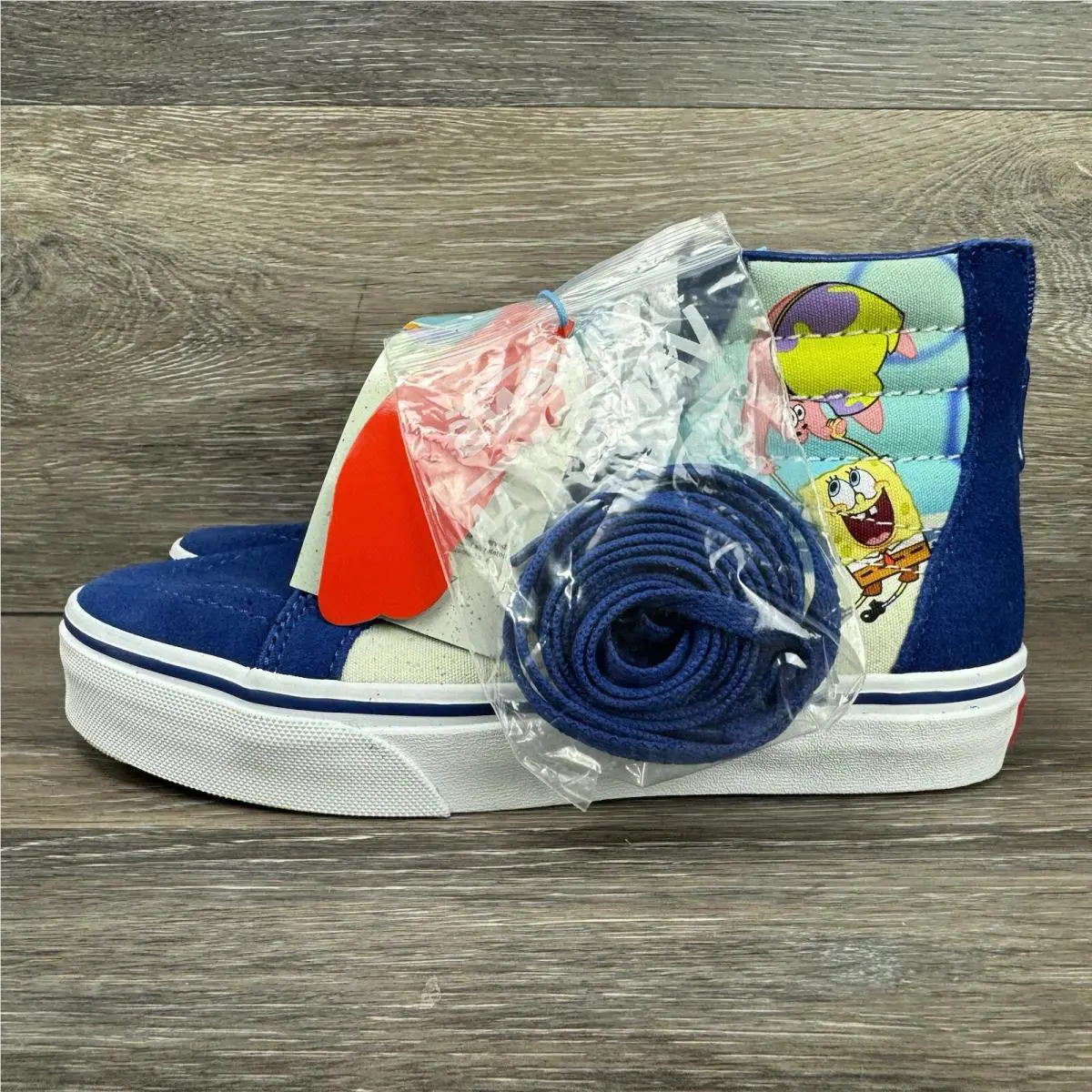 Vans shoes - Vans SpongeBob Sk8-Hi Zip VN0A4BUXYZ01 - VN0A4BUXYZ01 - Blue (UPC: 195440374993) 4