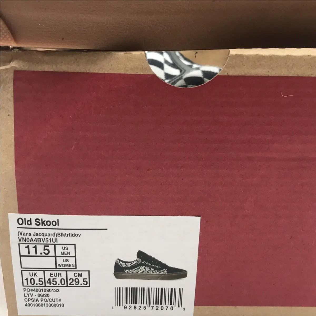 Vans shoes - VANS Old Skool - Old Skool - VN0A4BV51UI - Black / White / Turtle Dove / Gum (UPC: 0192825720703) 5