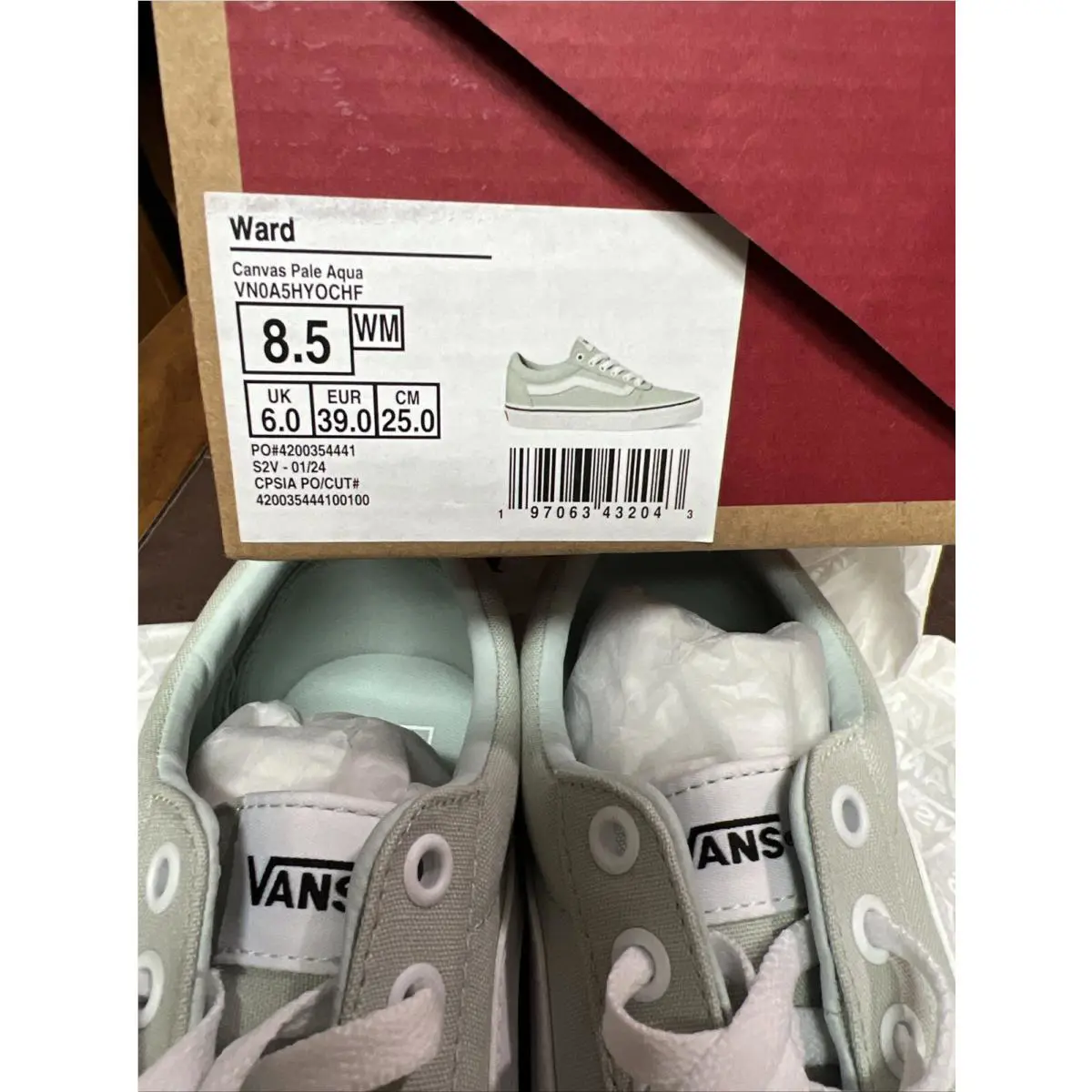 Vans shoes - VANS Ward - Ward - Pale Aqua 3
