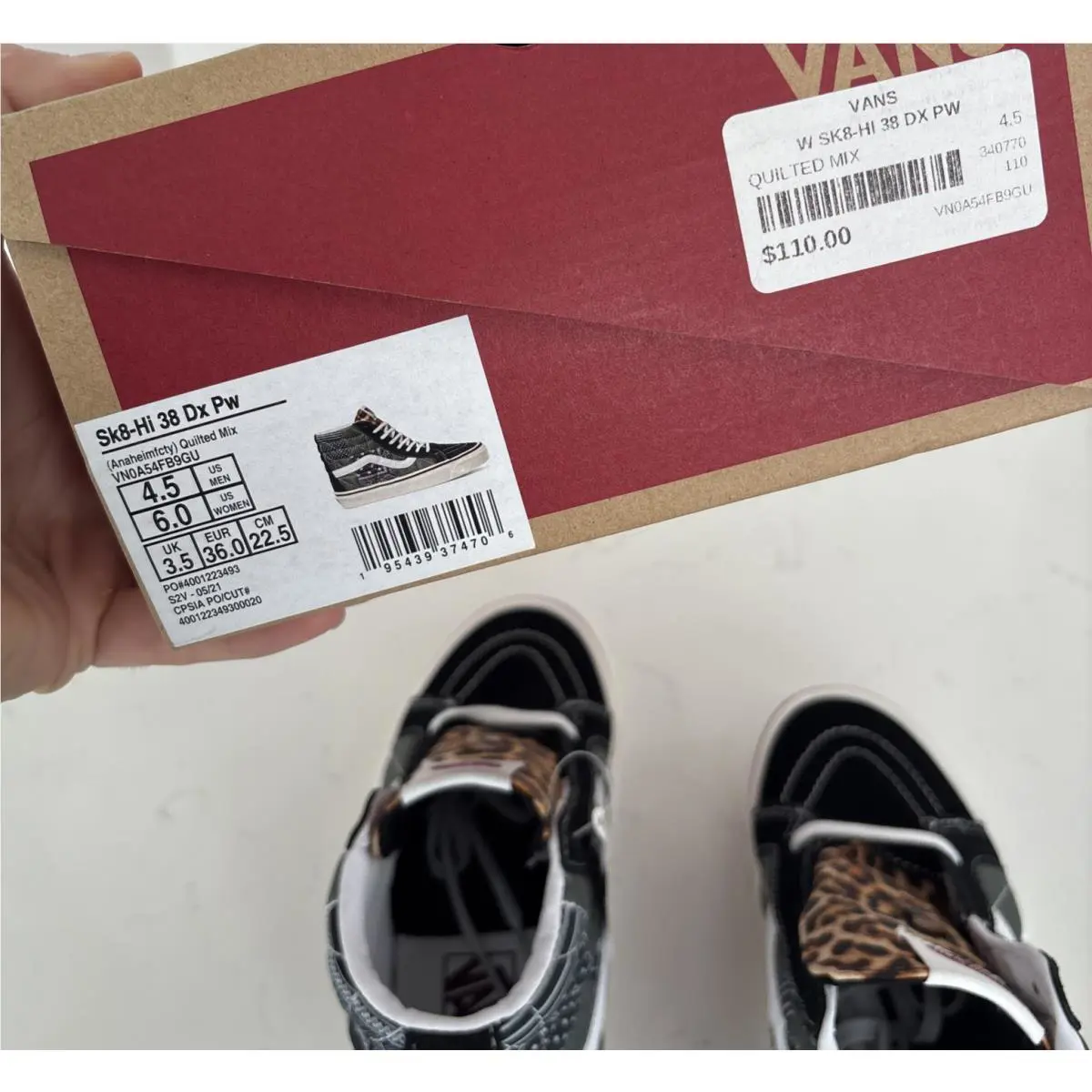 Vans shoes - VANS Sk8-Hi - VN0A54FB9GU - Multicolor 3