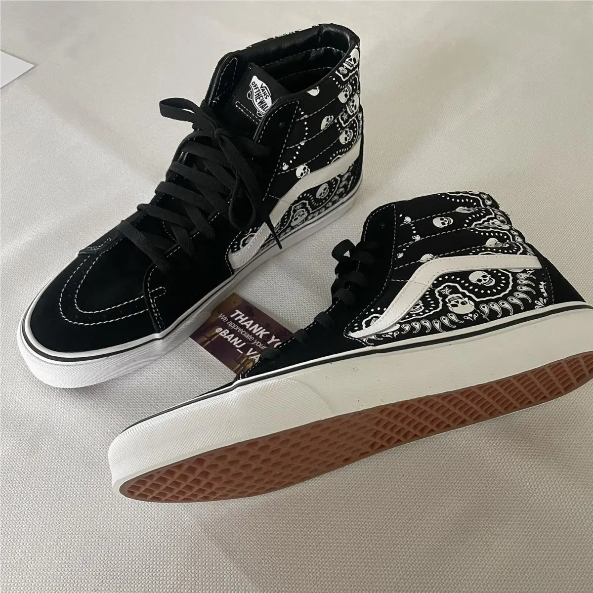 Vans shoes - Vans sk8-Hi Bandana - Bandana - Black 1
