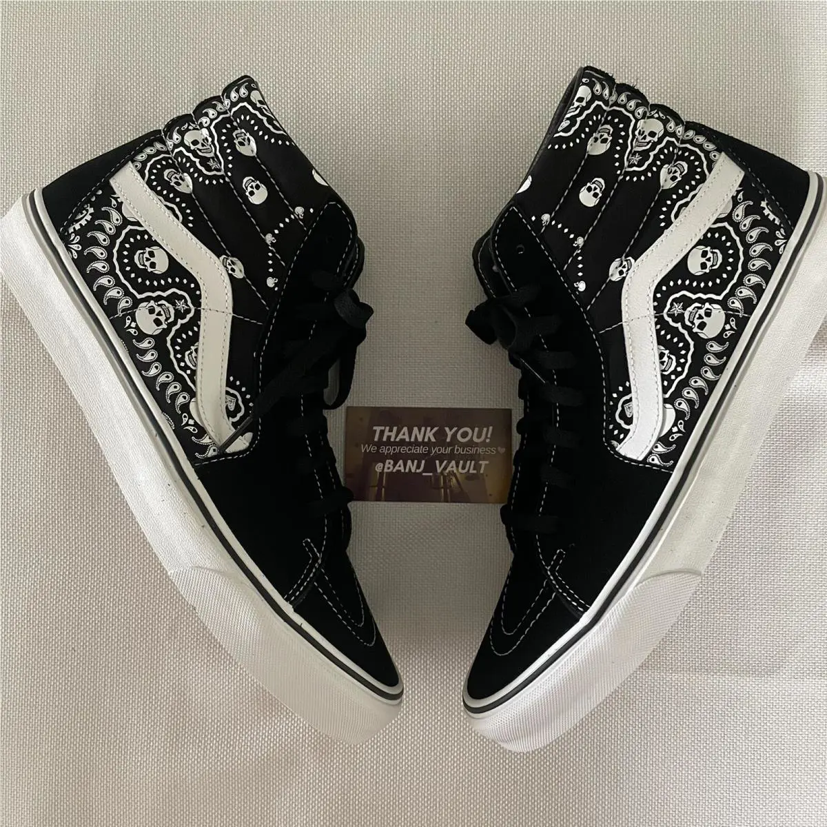 Vans shoes - Vans sk8-Hi Bandana - Bandana - Black 2