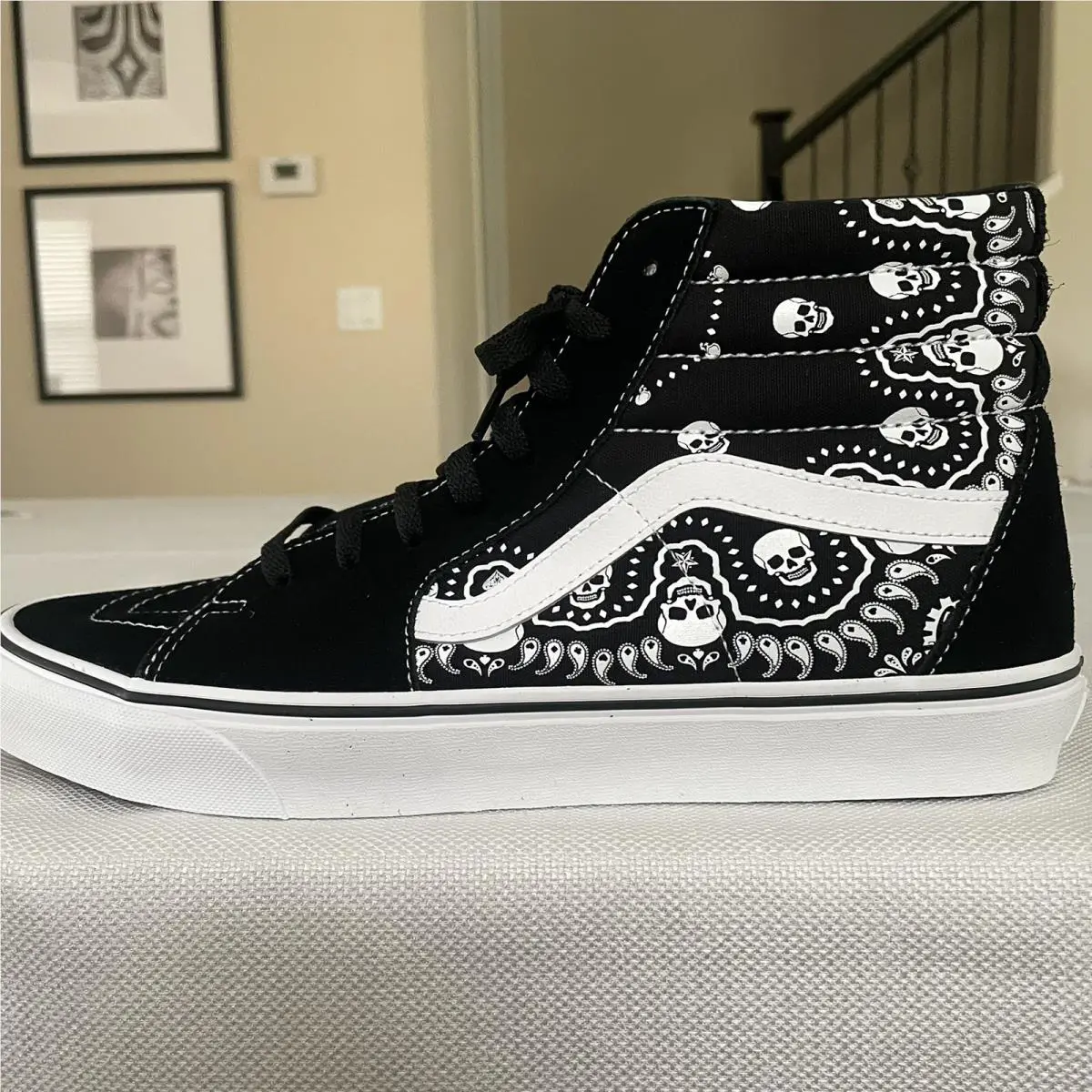 Vans shoes - Vans sk8-Hi Bandana - Bandana - Black 0