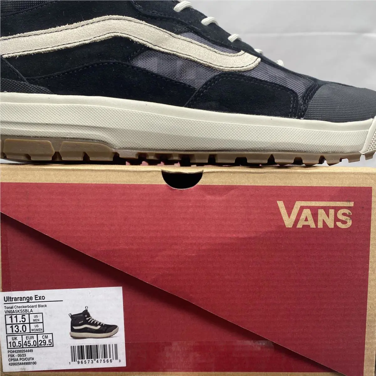 Vans shoes - VANS UltraRange - UltraRange - VN0A5KS5BLA - Black / White / Gum (UPC: 0196573475663) 8