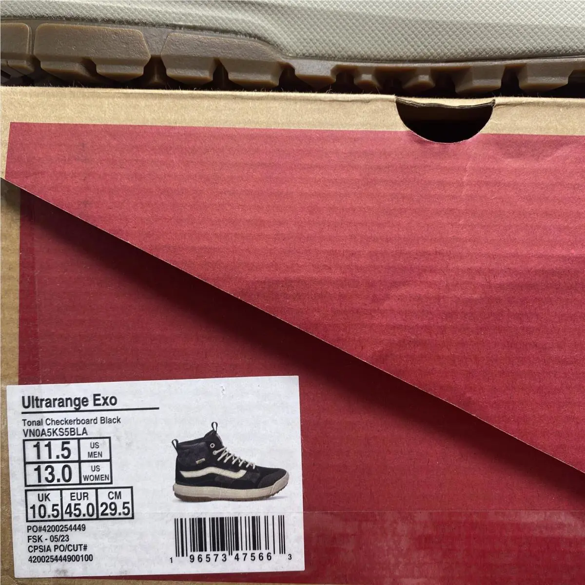 Vans shoes - VANS UltraRange - UltraRange - VN0A5KS5BLA - Black / White / Gum (UPC: 0196573475663) 9