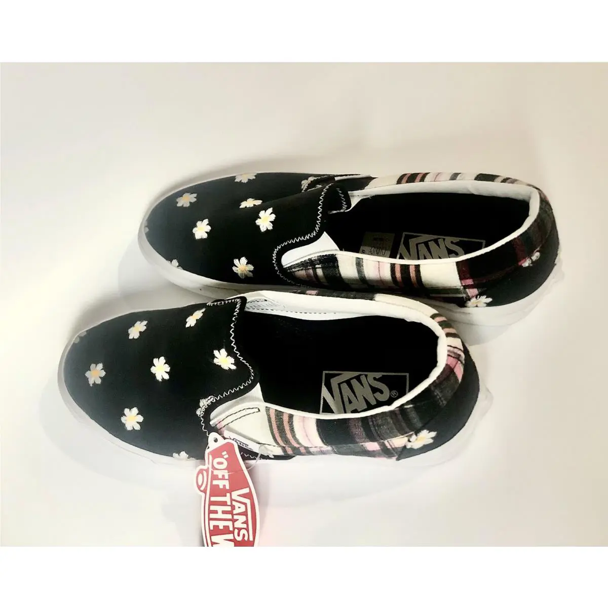 Vans shoes - VANS Classic - Classic - Floral Plaid Patchwork - Multicolor 0
