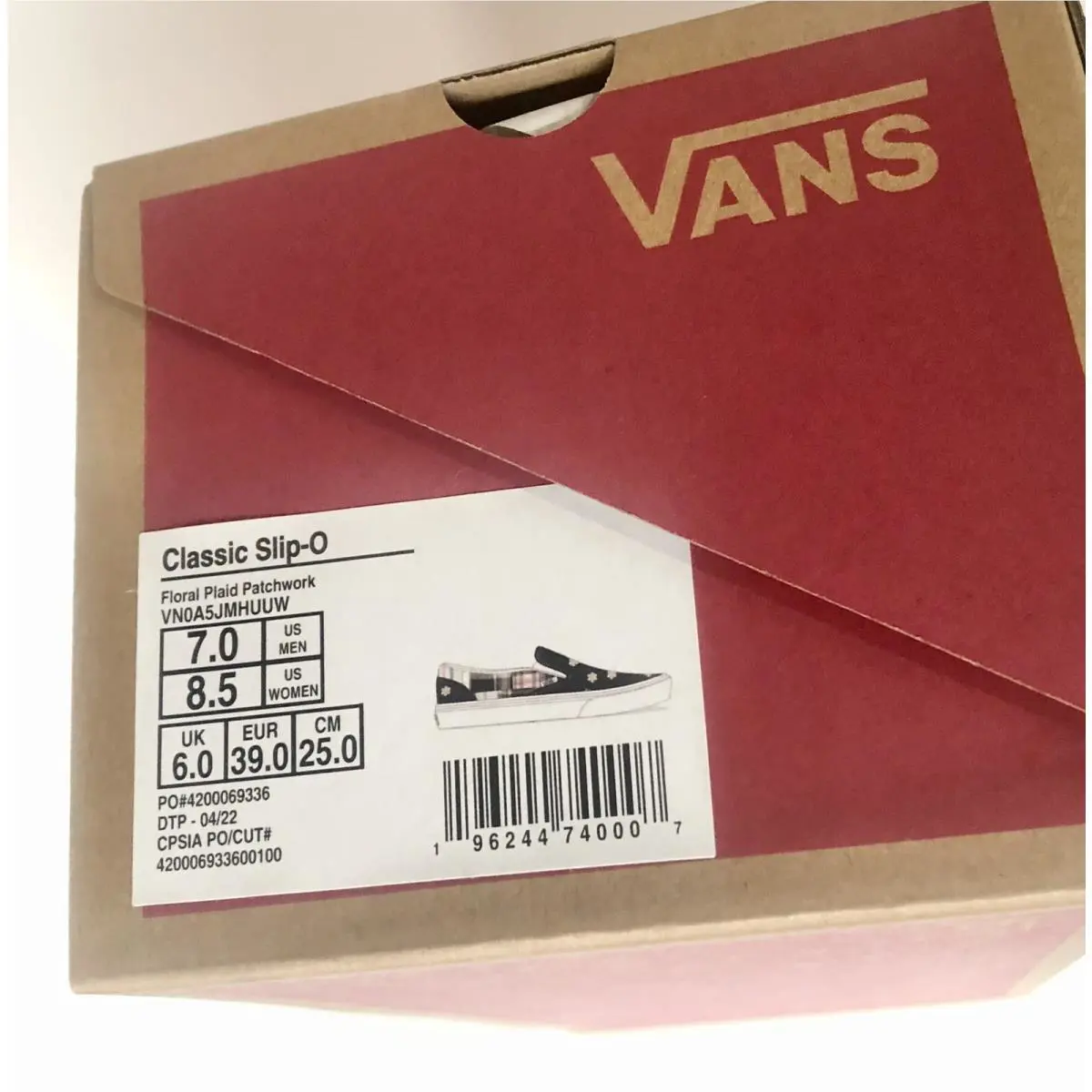 Vans shoes - VANS Classic - Classic - Floral Plaid Patchwork - Multicolor 4