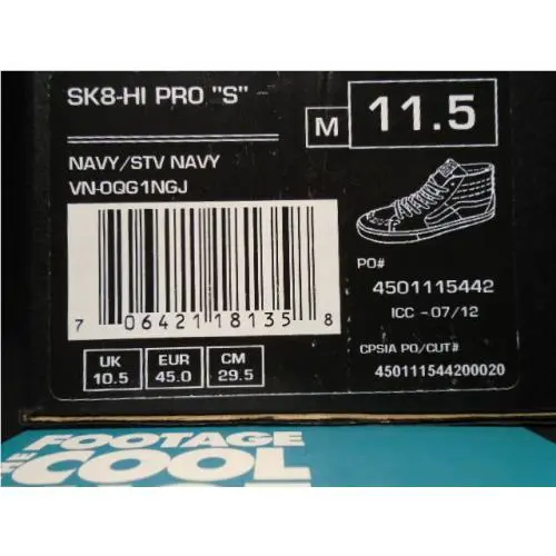 Vans shoes - Vans Sk8-Hi Pro S - Pro - VN-0QG1NGJ - Blue 7
