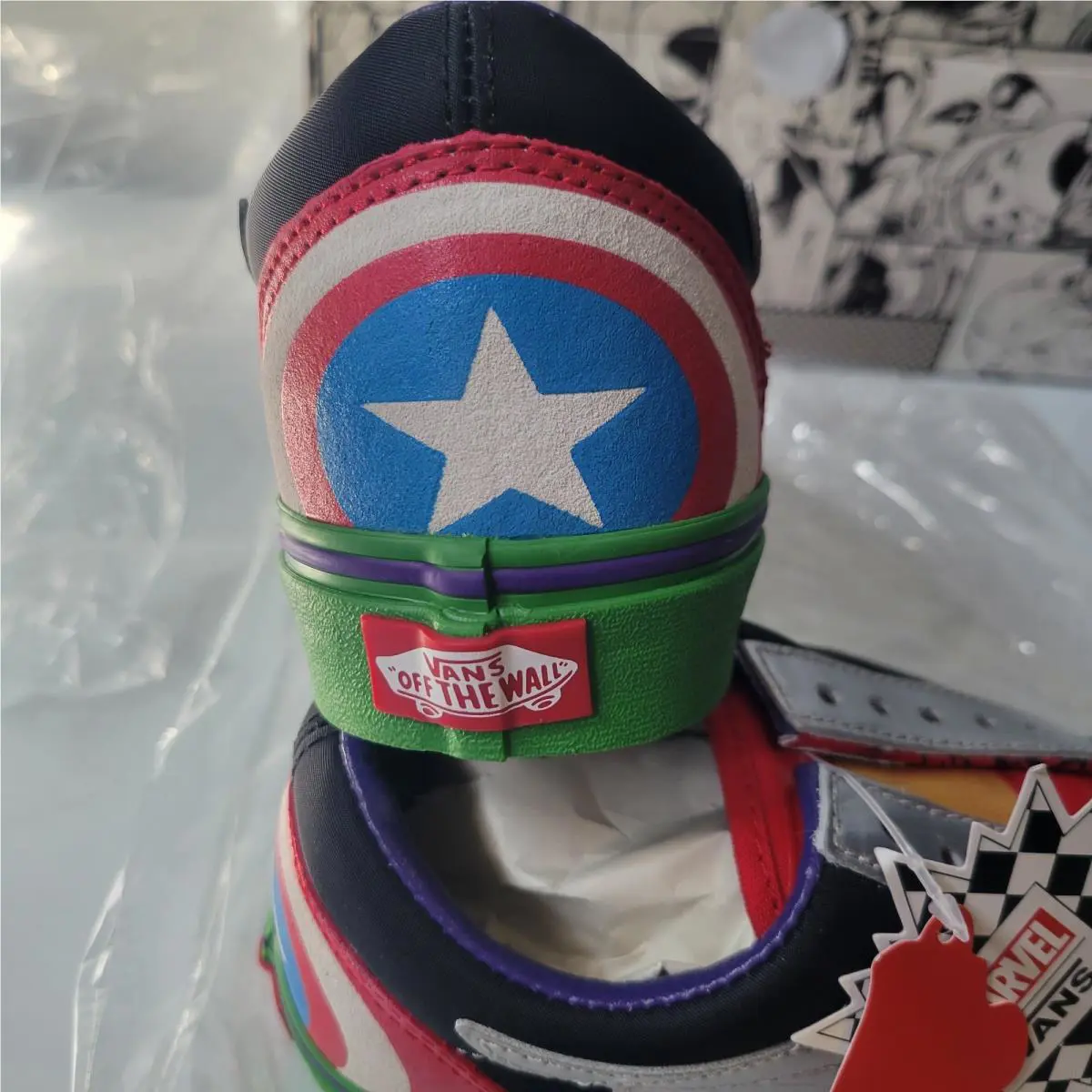 Vans shoes - VANS Off The Wall - Off The Wall - VN0A38G1U3V - Avengers Multi 3
