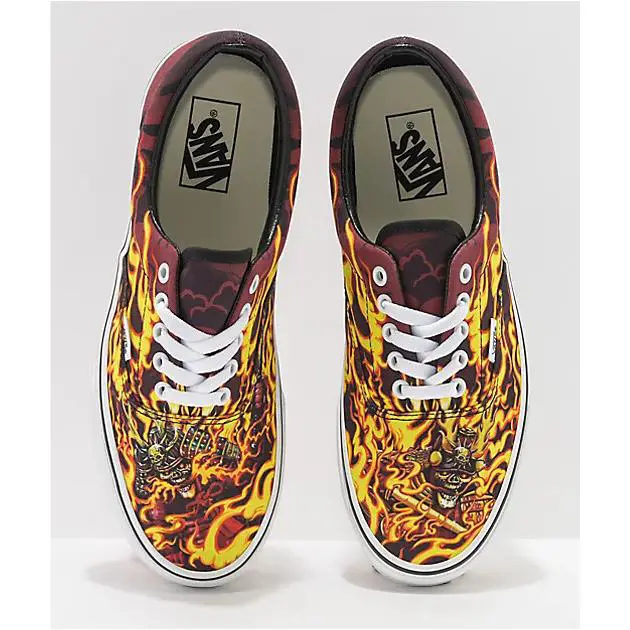 Vans shoes - Samurai Rising - SKULL FLAMES 0