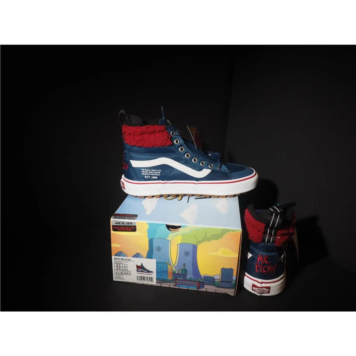 Vans shoes - VANS Sk8-Hi Mte - Mte - Blue / Red / White 2