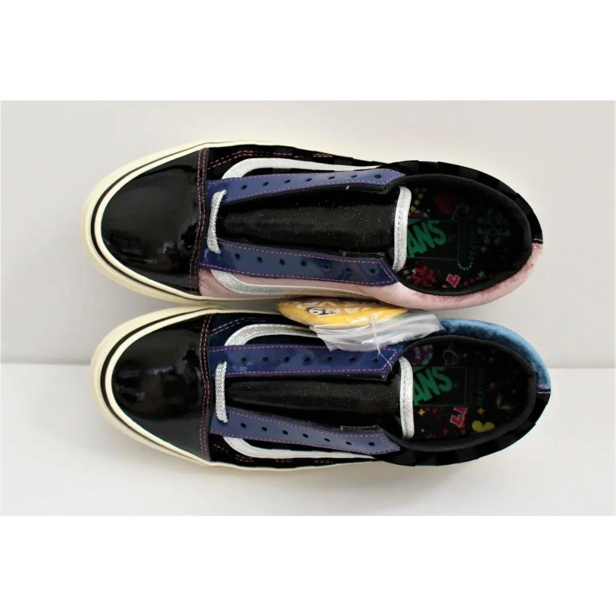 Vans shoes - OG Old Skool LX - Old Skool - Black Transparent/Yellow/Pink/Blue/Silver 3