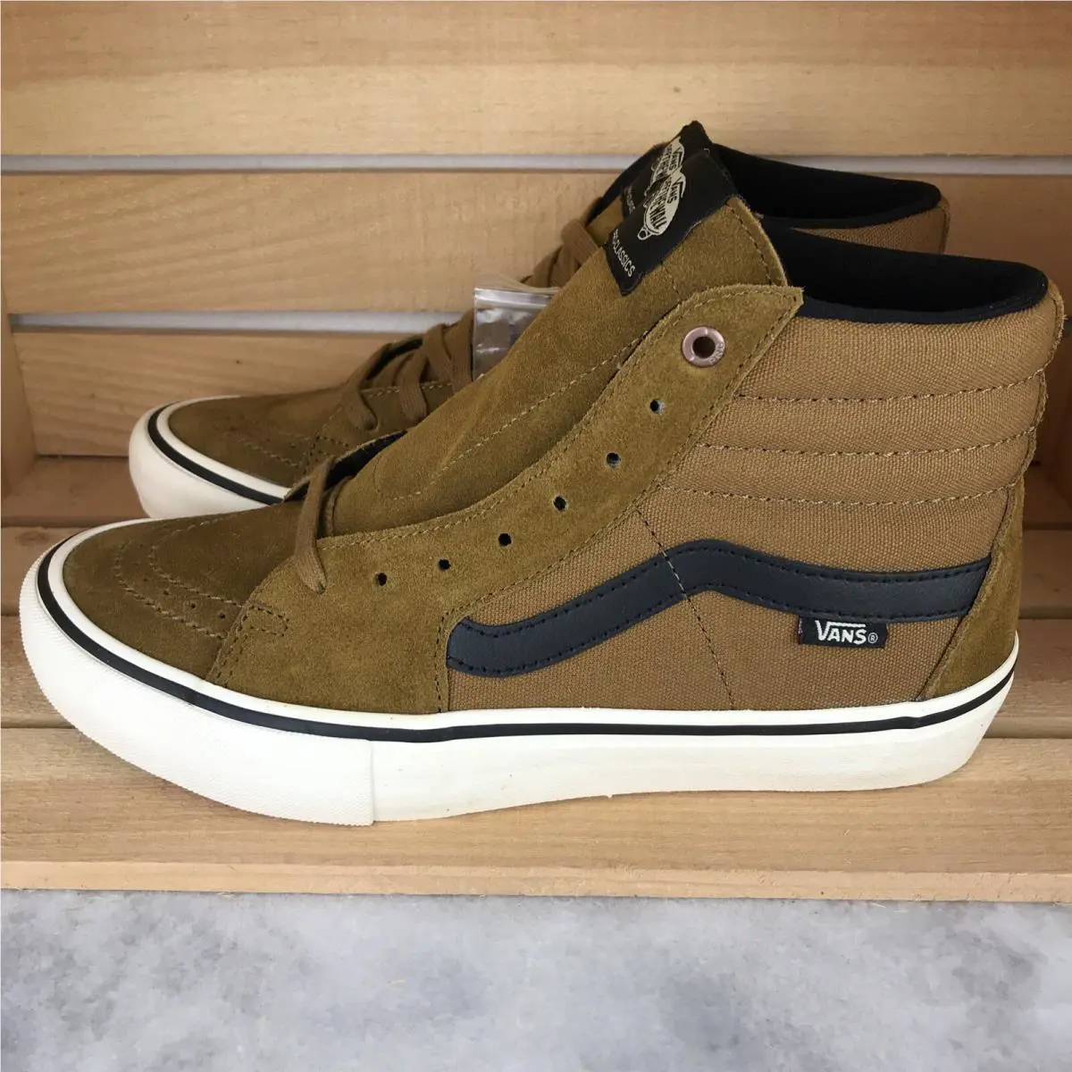 Vans shoes - VANS Sk8-Hi Pro - Pro - Bronze / Antique / White / Black, Manufacturer: Bronze / Antique (UPC: 0192828714174) 0