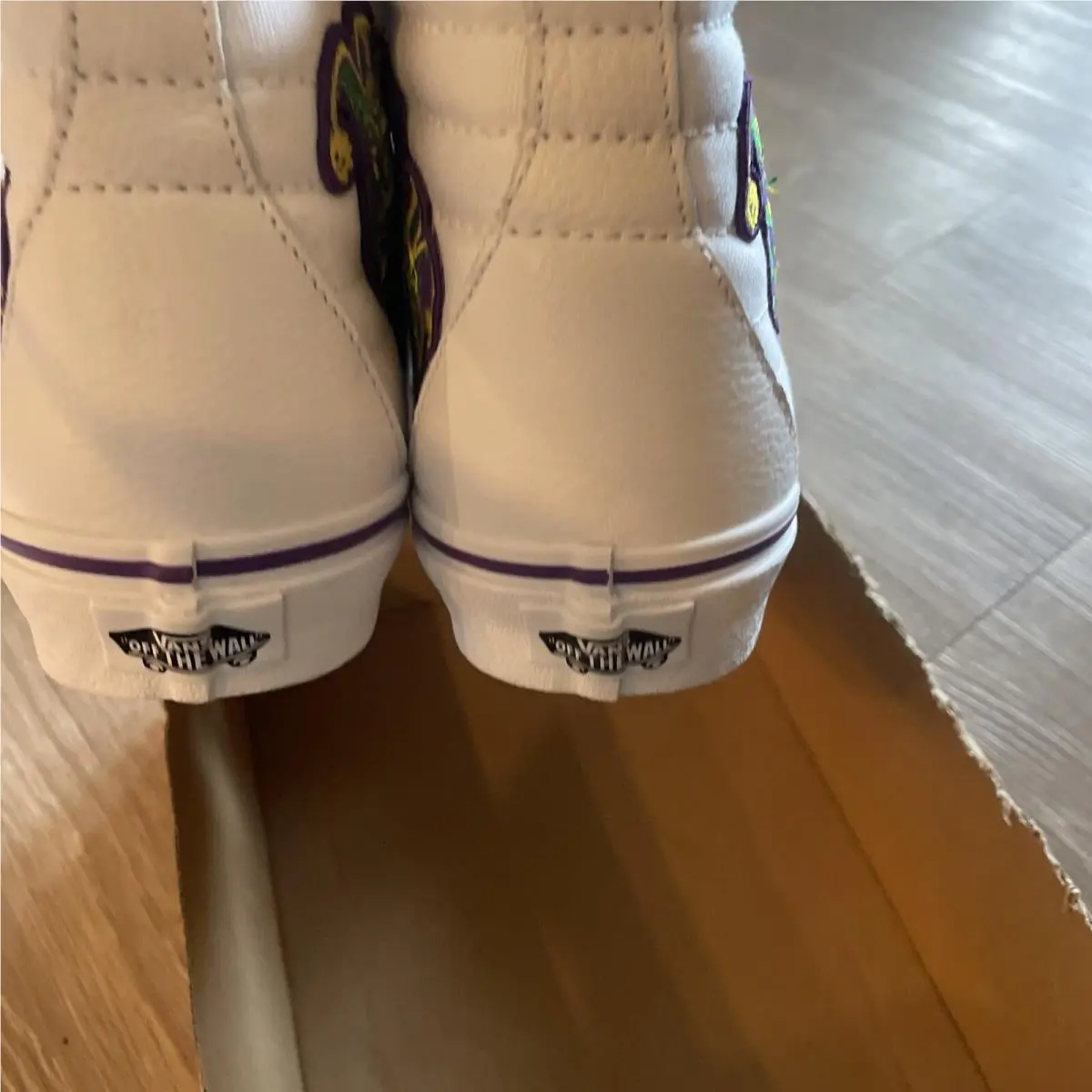 Vans shoes - VANS SK8-HI MARDI GRAS - MARDI GRAS - VN0A7Q5NWC6 - White (UPC: 196244502131) 3