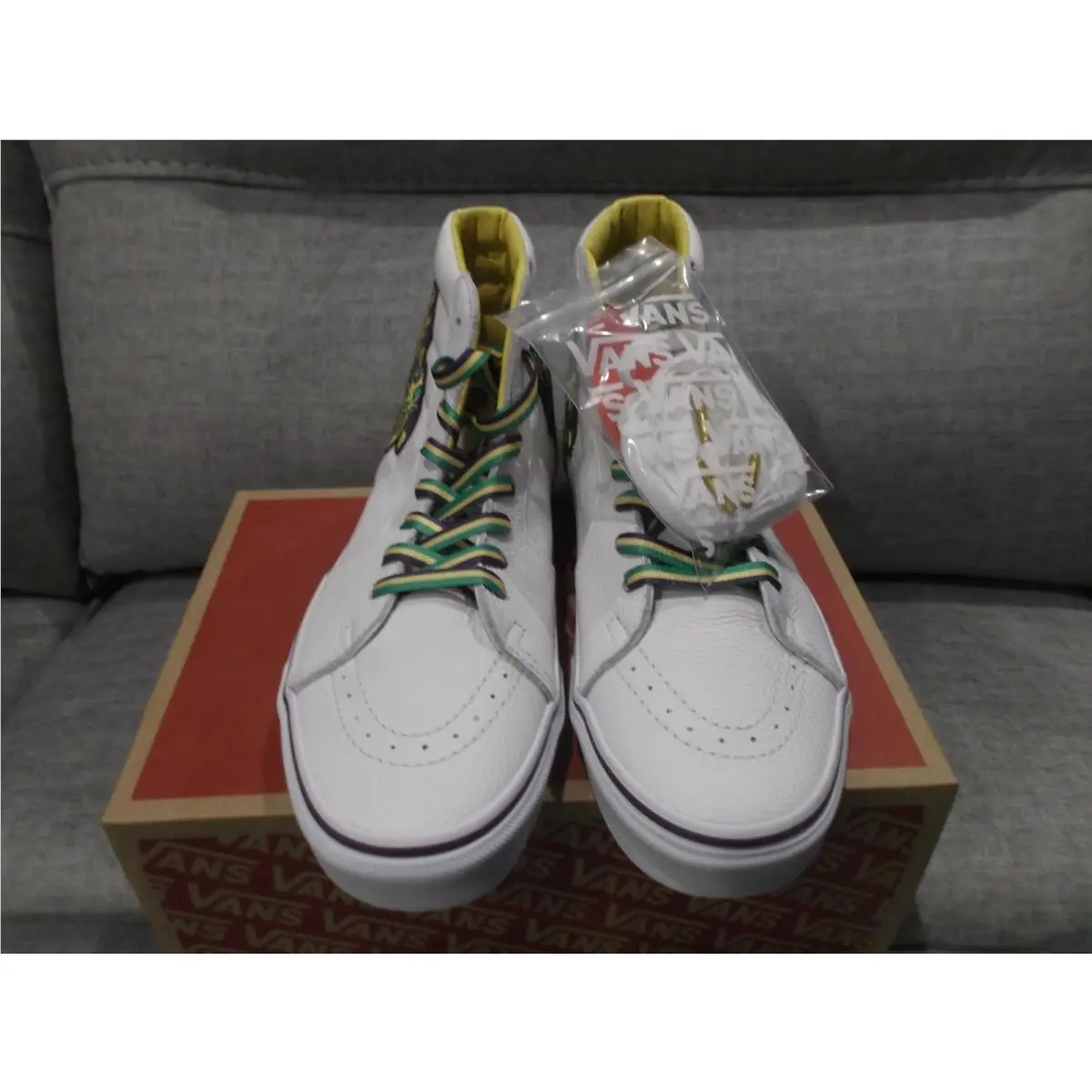 Vans shoes - VANS Sk8-Hi - VN0A7Q5NWC6 - White (UPC: 196244502131) 2