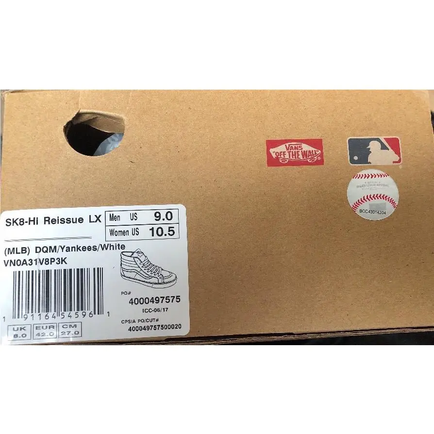 Vans shoes - White (UPC: 191164548467) 10