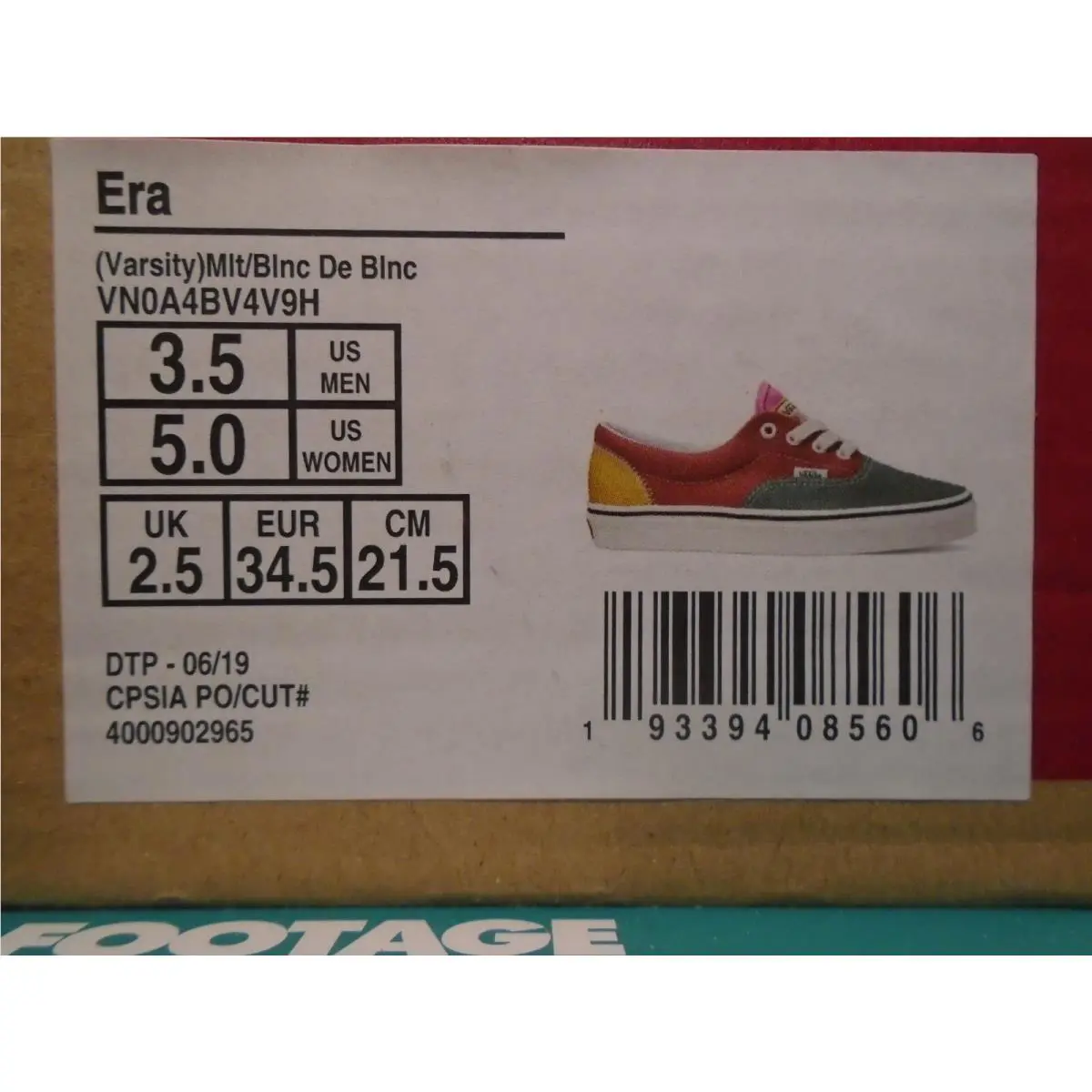 Vans shoes - Vans Era - Era - Multicolor 9