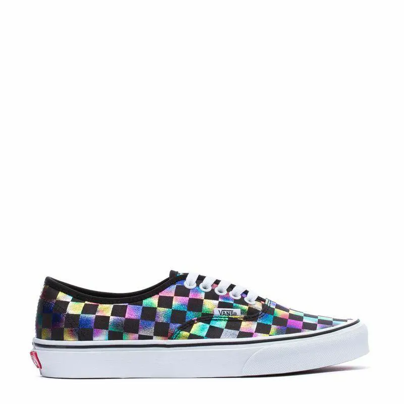 Vans shoes - (Iridescent Check) Black/True White 1