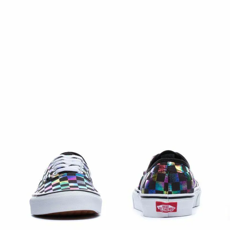 Vans shoes - (Iridescent Check) Black/True White 3