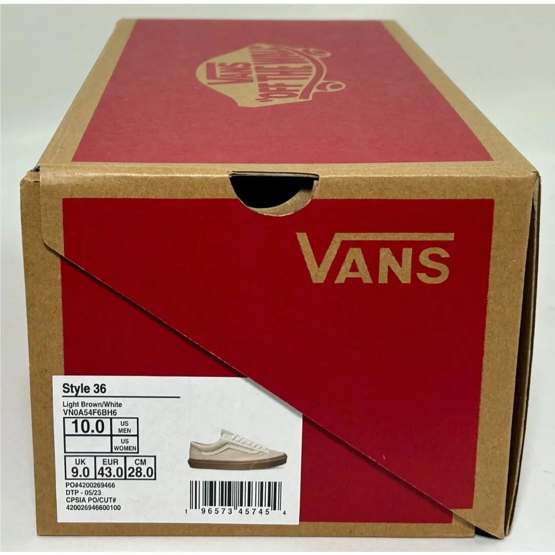 Vans shoes - Vans Style 36 - Style - VN0A54F6BH6 - Light Brown/White (UPC: 196573457454) 4
