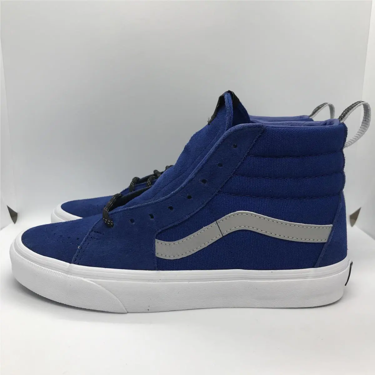 Vans shoes - VANS SK8-Hi Reissue - Reissue - Blue / White / Reflective Gray Grey Silver (UPC: 0194904281396) 1