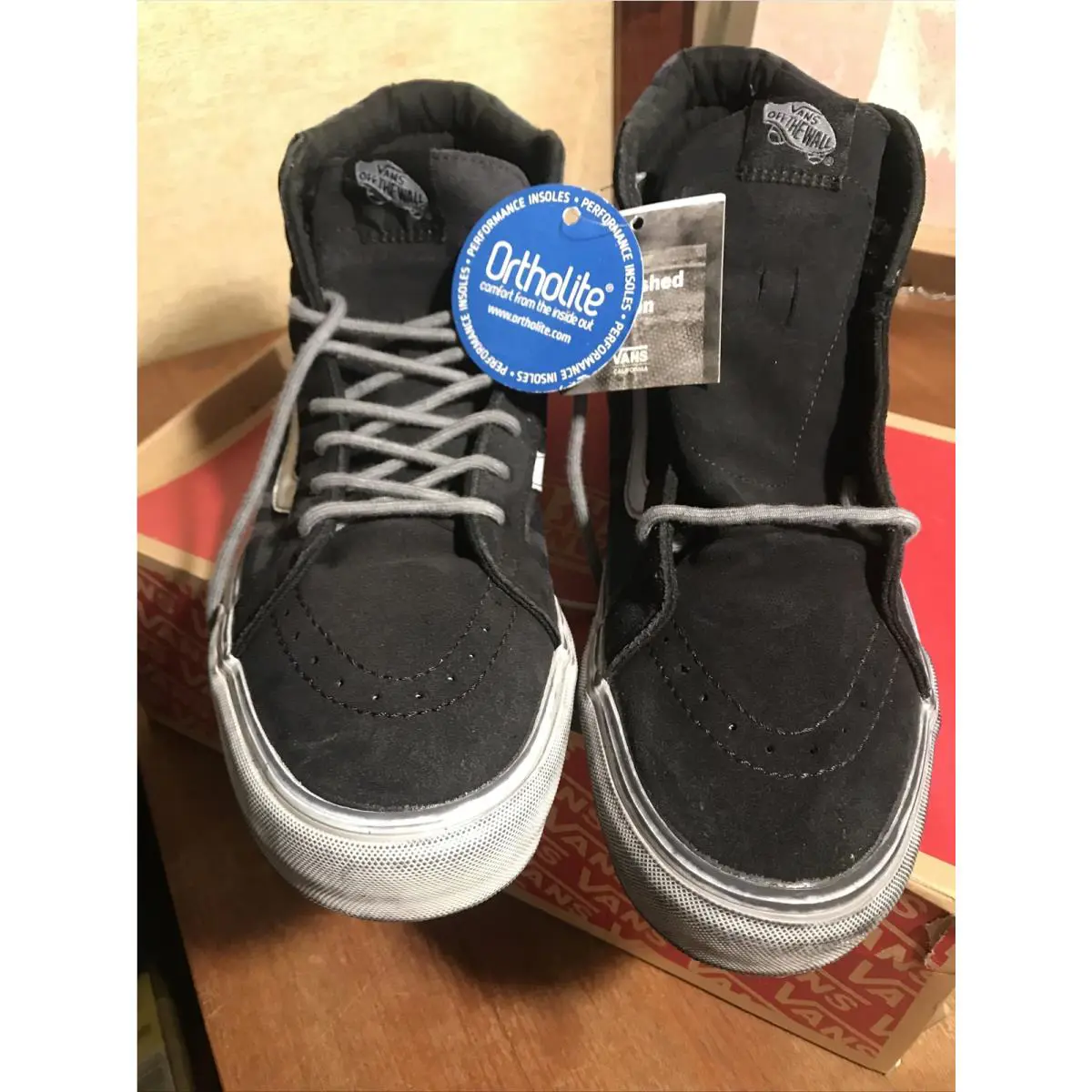 Vans shoes - VANS Sk8-Hi - VN-0KXJGK5 - Black 0