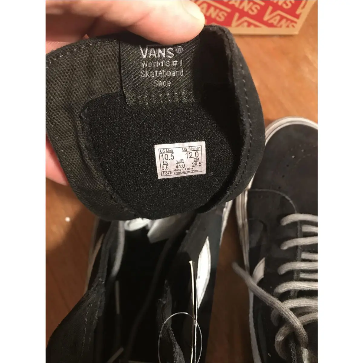 Vans shoes - VANS Sk8-Hi - VN-0KXJGK5 - Black 2