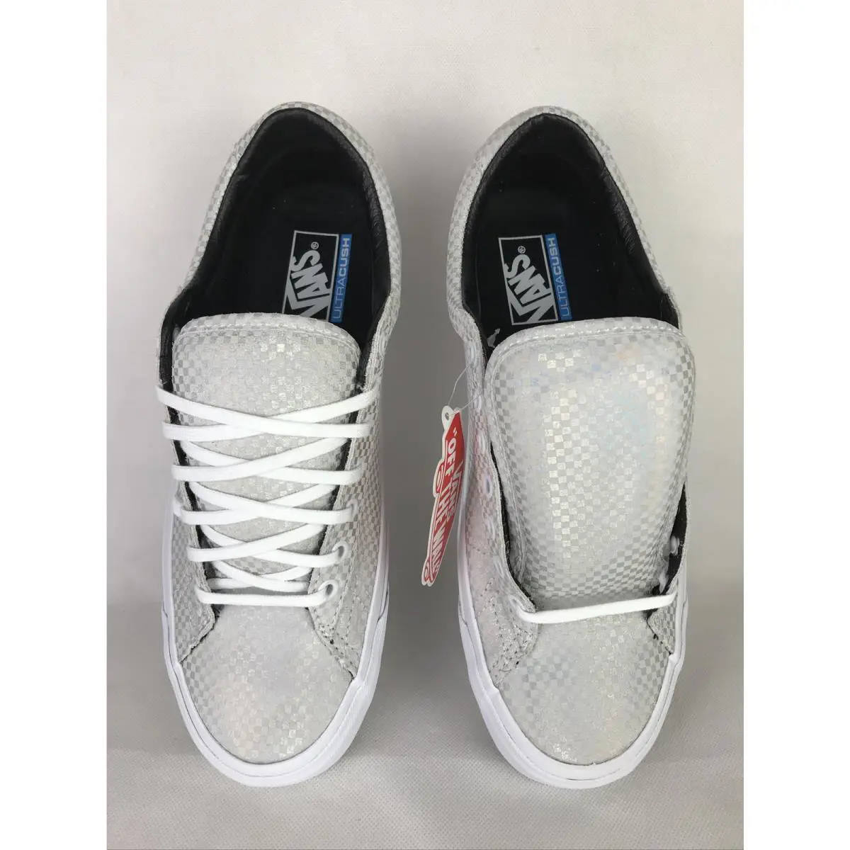 Vans shoes - VANS Sid Ni - Sid - Glory Check - True White / Black (UPC: 0772204286206) 3