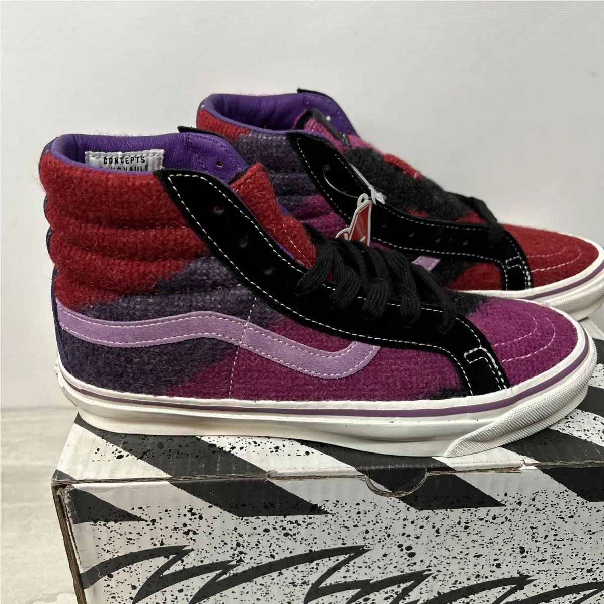 Vans shoes - VANS Sk8-Hi - VN0A4BVB04G - Purple 0