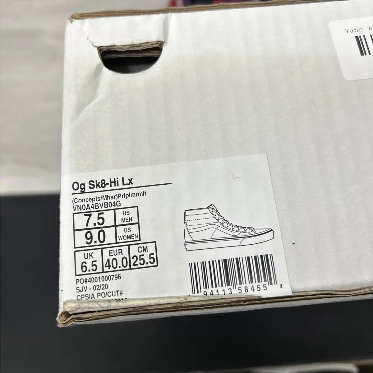 Vans shoes - VANS Sk8-Hi - VN0A4BVB04G - Purple 11