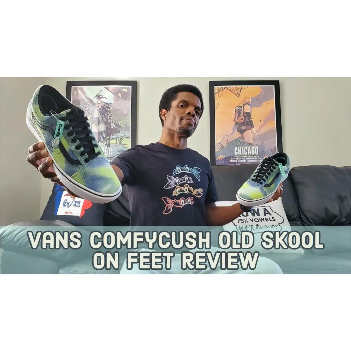 Vans shoes - (Blotched) Multi/Black 6