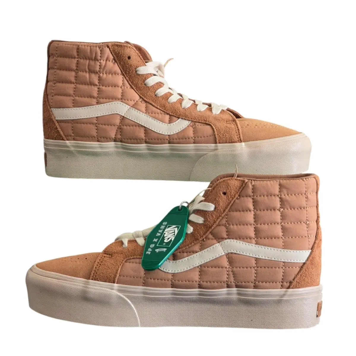 Vans Sk8-Hi Reissue Joe Fresh Goods Camel High Top Sneakers Men`s Size 12 - Brown