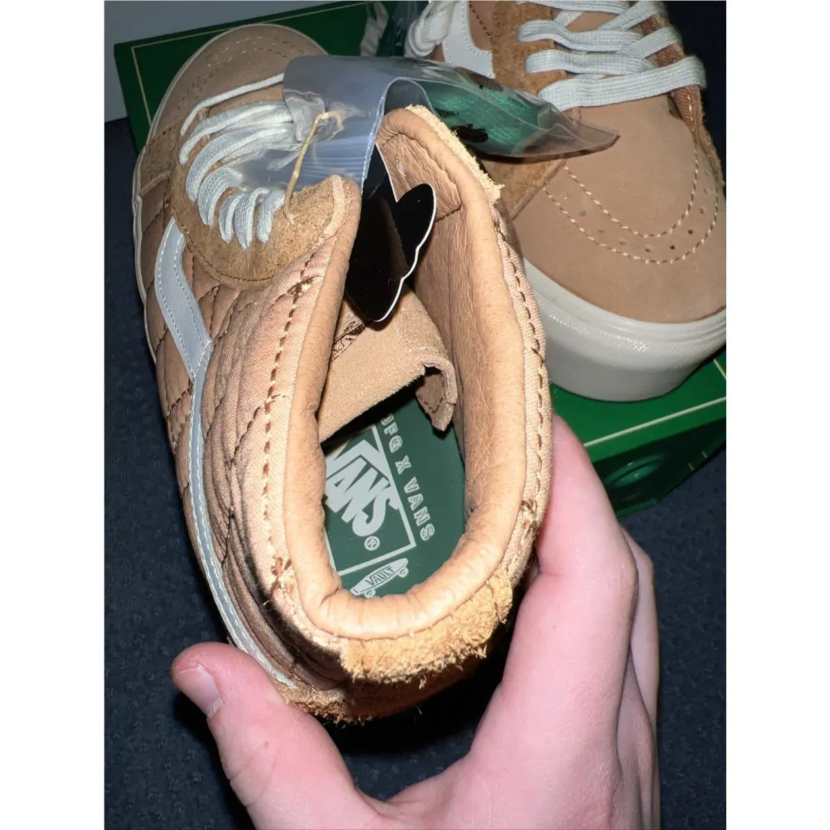 Vans shoes - VANS SK8 - VN0007PWCAM - Beige 5