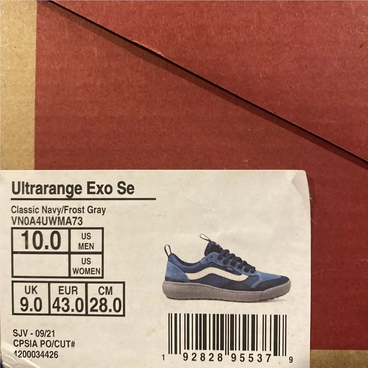 Vans shoes - VANS UltraRange Exo - UltraRange Exo - VN0A4UWMA73 - Classic Navy Blue / Frost Gray Grey (UPC: 0192828955379) 5