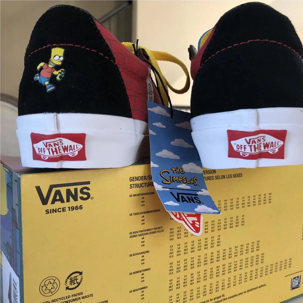 Vans shoes - The Simpsons Sk8-Low El Barto - Black (UPC: 192828701853) 4