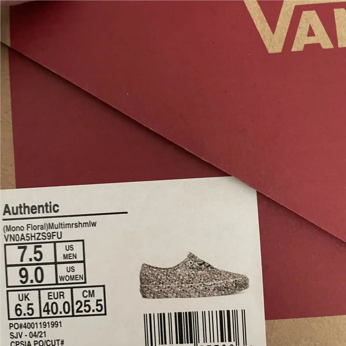 Vans shoes - Vans SF - VN0A5HZS9FU - Multicolor 5