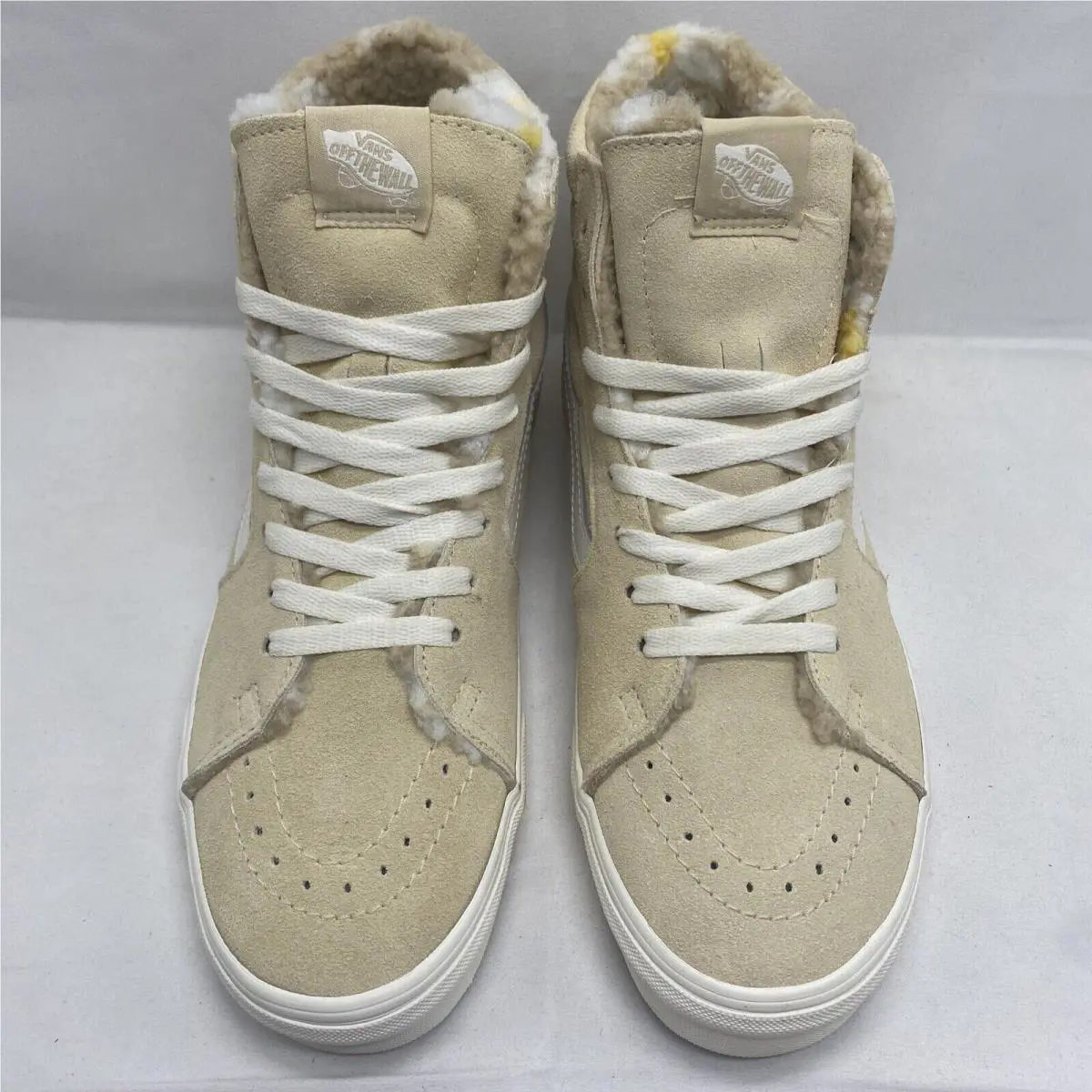 Vans shoes - VANS Sk8 Hi - Cozy Hug - VN0A7Q5NBVV - Biscotti Off White White Light Tan / Khaki, Manufacturer: Biscotti White (UPC: 0196244843098) 2
