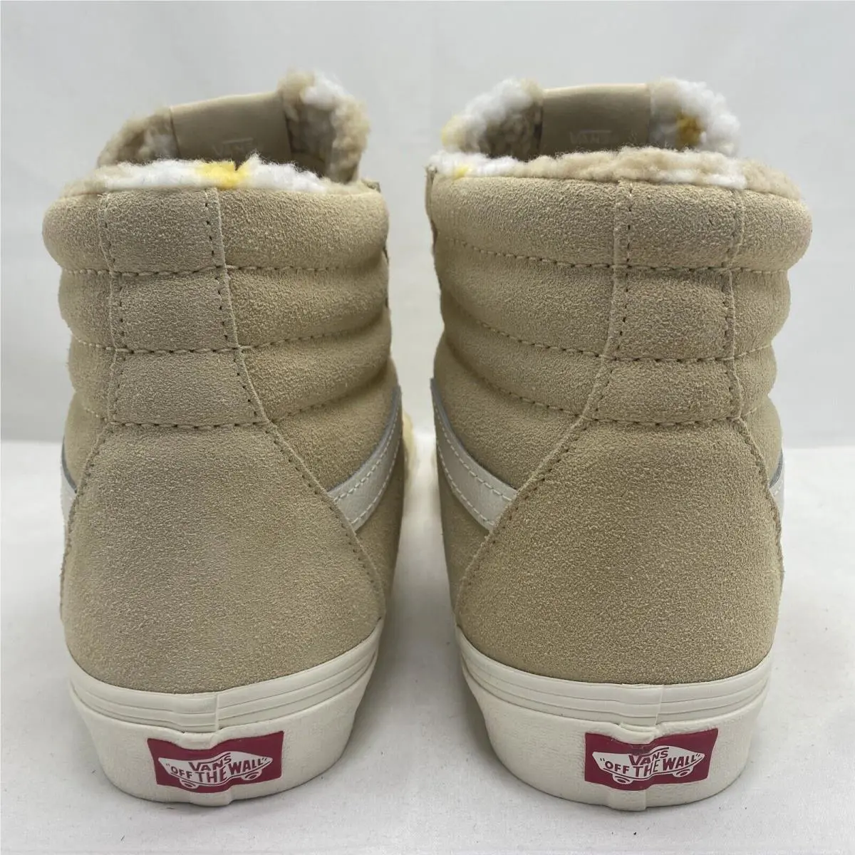 Vans shoes - VANS Sk8 Hi - Cozy Hug - VN0A7Q5NBVV - Biscotti Off White White Light Tan / Khaki, Manufacturer: Biscotti White (UPC: 0196244843098) 3