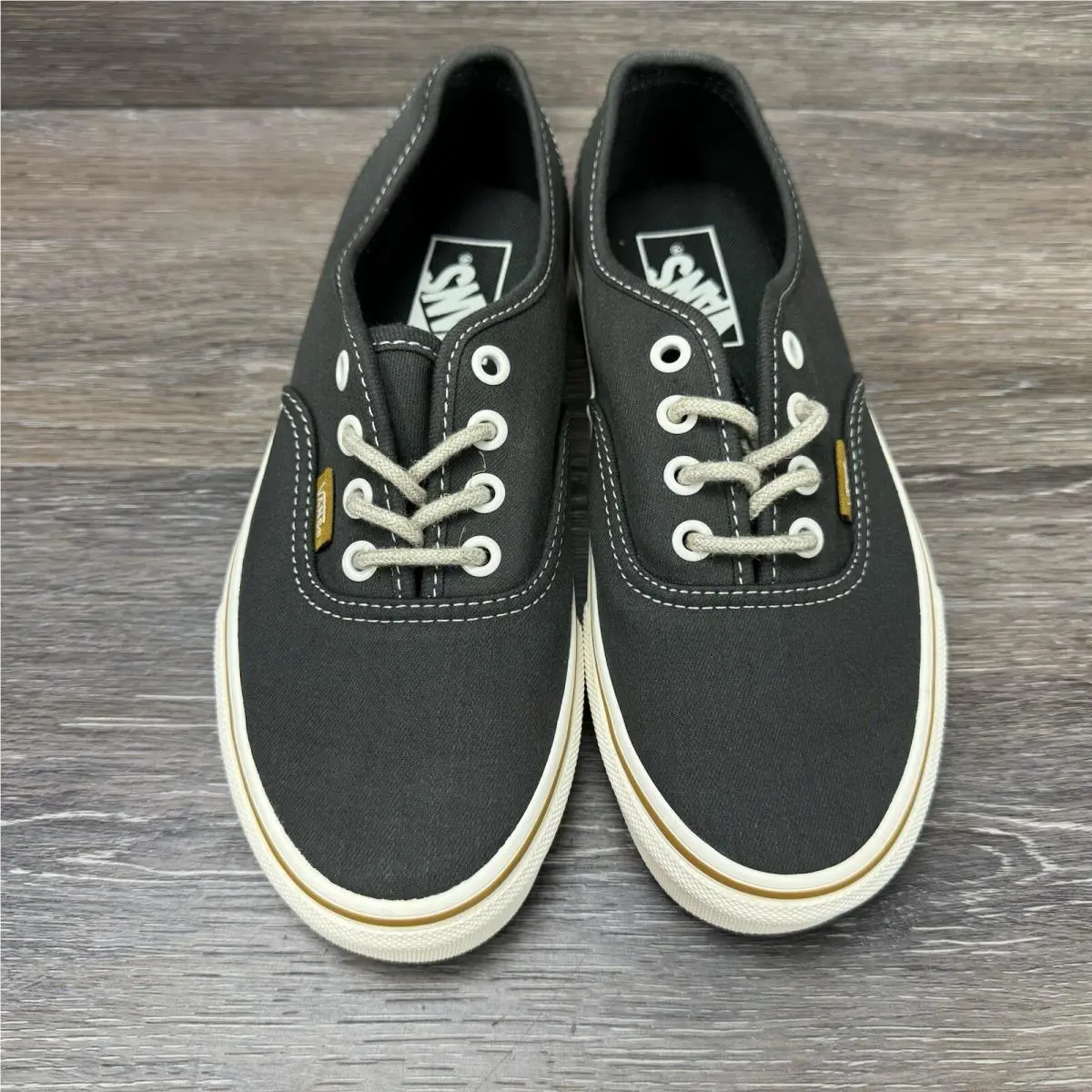 Vans shoes - Embroidered Check Authentic - Embroidered Check Authentic - VN0009PVBKP - Black 0