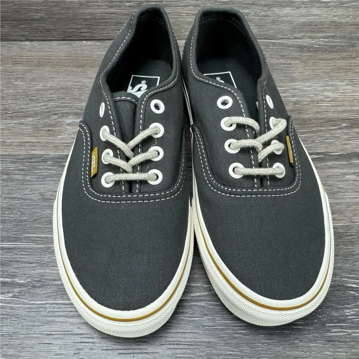 Vans shoes - Embroidered Check Authentic - Embroidered Check Authentic - VN0009PVBKP - Black 4