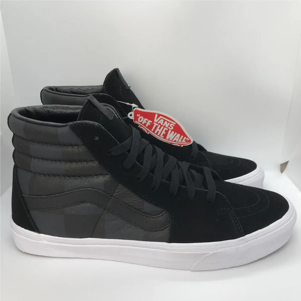 Vans shoes - VANS Sk8 Hi - 0A4U3C2P9 - Black Gray Grey White (UPC: 0194901296775) 0