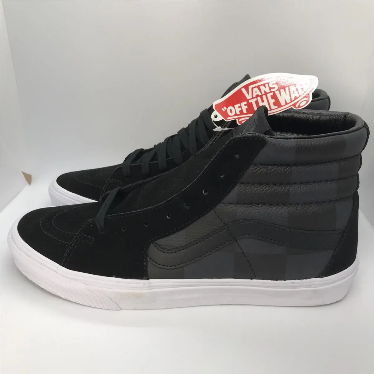 Vans shoes - VANS Sk8 Hi - 0A4U3C2P9 - Black Gray Grey White (UPC: 0194901296775) 1