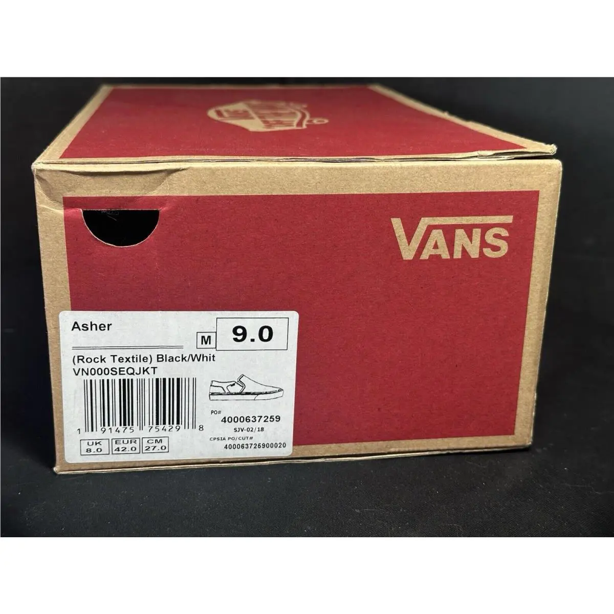 Vans shoes - VANS Off The Wall - Off The Wall - 400637259 - Black/White (UPC: 191475754298) 8